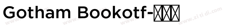 Gotham Bookotf字体转换